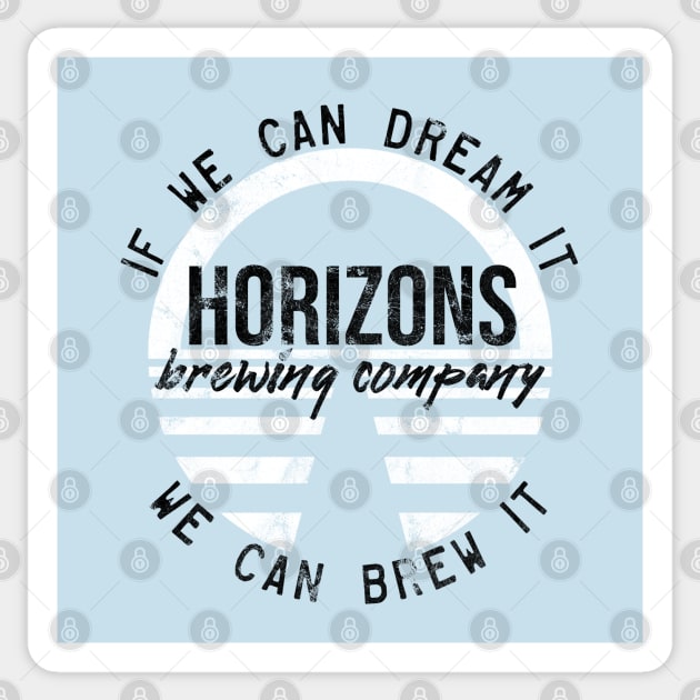 Horizons Brewing Company Vintage/Worn/Distressed Sticker by FandomTrading